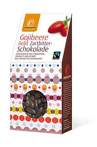 Gojibeere liebt Zartbitterschokolade